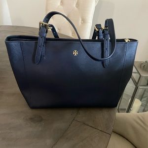 ** Authentic Navy blue Tory burch medium tote bag **